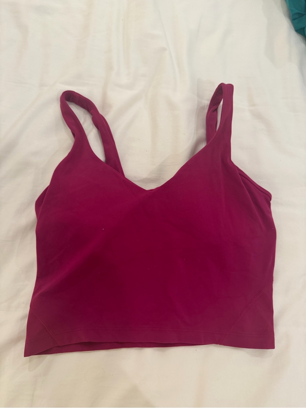 Magenta Cropped Tank Top Lululemon